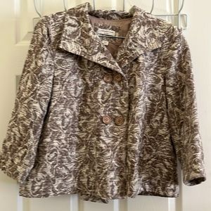 Women’s Coldwater Creek Classic Blazer with pockets
Brown and Cream Print